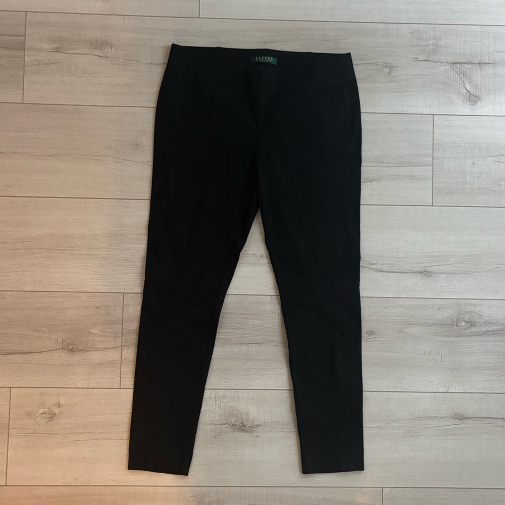 Black Ralph Lauren Slim Fit Pants